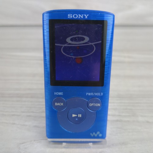 Sony Walkman NWZ-E384 8GB MP3 Player Blue FM Radio Tested