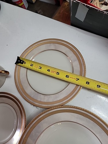 oscar de la renta ivory florentine china Lot - Picture 2 of 22