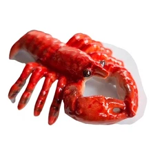 LITTLE CRITTERZ Red Lobster "Pincer" Miniature Figurine New FREE SHIPPING LC940