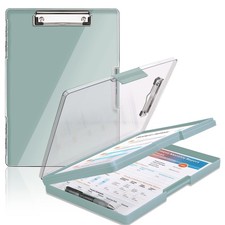 SFLHHDM Clipboard with Letter Clipboads 8.5 x 11 inches , Dark Green