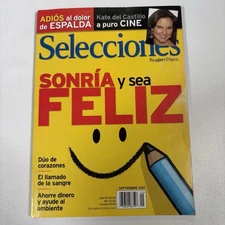 Selecciones Readers Digest SEPTIEMBRE 2007 Español Spanish revista Bra Print Ad