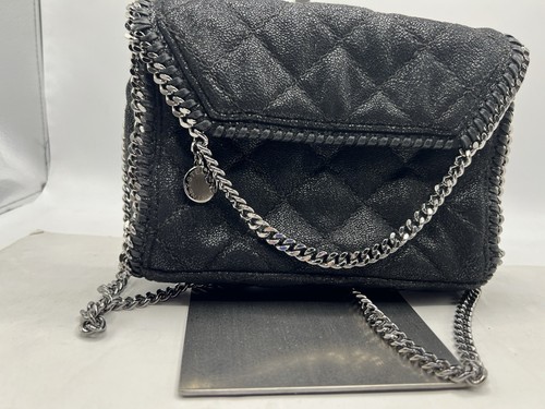 echt Stella McCartney grau Falabella Klappe Crossbody Schultertasche - Bild 1 von 10