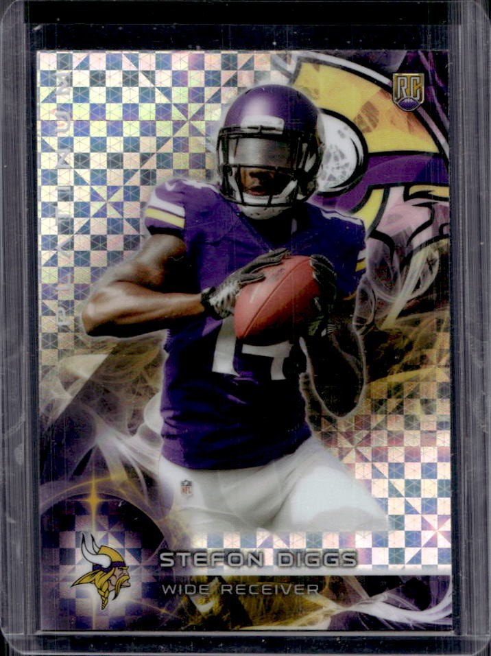 2015 Topps Platinum Stefon Diggs RC Rookie XFractors Rookie #141 Vikings