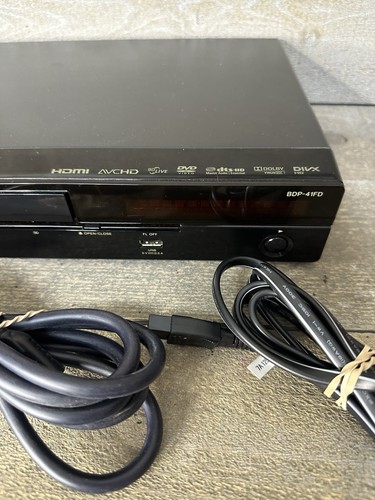 Pioneer BDP-41FD 3D Blu-Ray DVD CD Player Optical HDMI USB With Remote Cables - Imagen 4 de 11