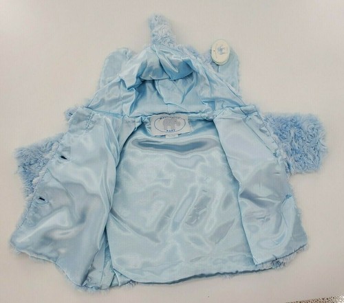 NEW Bearington Baby Little Peanut Elephant Coat Blue Size 6 - 9 Months Boy Gift - Picture 6 of 8