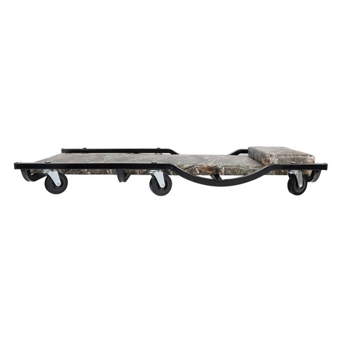Oak 40-Inch Padded Rolling Garage Shop Creeper, 400 lb Capacity - Picture 5 of 10