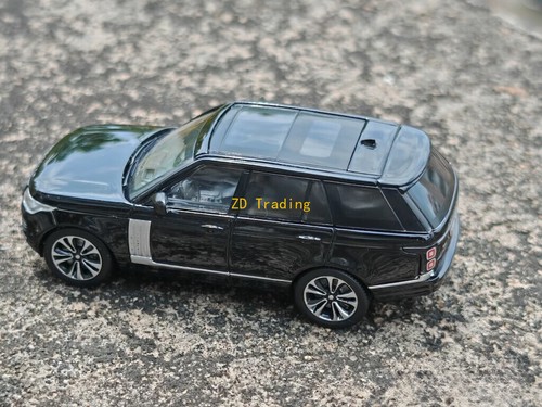 ZD Enchery 1:64 Black Range Rover Luxury SUV Sports Model Diecast Metal Car BN - Picture 5 of 11
