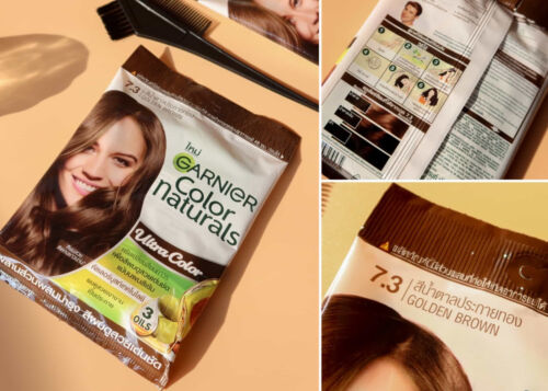 2 x Garnier Color Naturals 7,3 colore capelli marrone oro crema 30 ml - Foto 2 di 6
