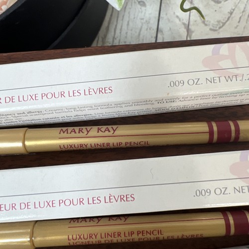 Lot Of 3 Mary Kay Luxury Liner Lip Pencil Berry #4999 Full Size NOS - Picture 3 of 4