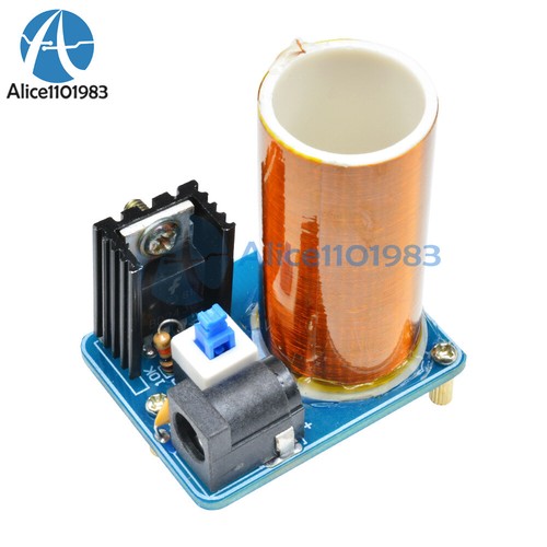 BD243 Mini Tesla Coil Module 9-12V Electronics Wireless Transmission Assembled - Picture 9 of 12