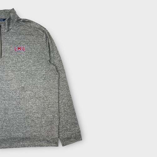 $120 Sudadera Loyola Marymount Cutter Buck Para Hombres 2XL Gris Rendimiento 1/4 Cremallera - Imagen 5 de 11