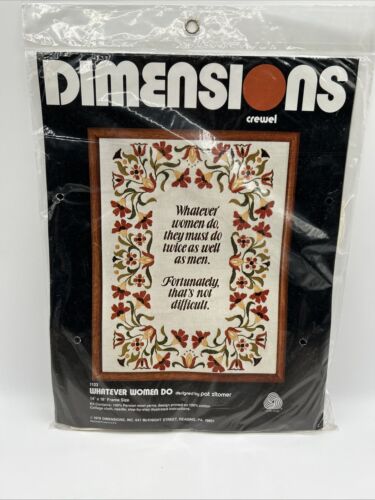 Vintage Lot 7 Cross Stitch & Crewel Kit Lot - Dimensions, Creative Circle - Bild 2 von 24