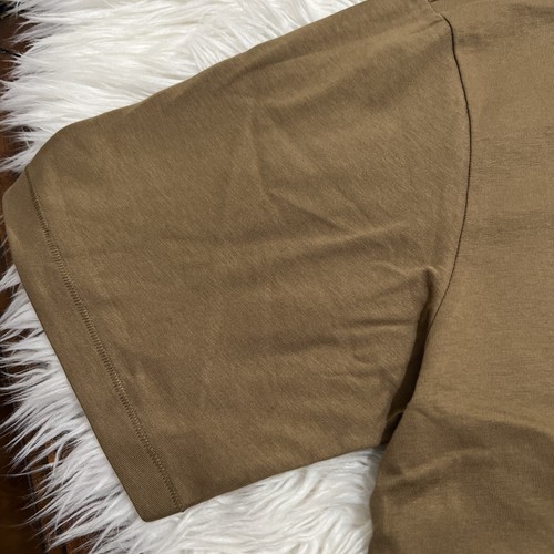 Calvin Klein Sleepwear Men’s T-shirt 100% Soft Cotton Brown M NM2410 $35 Comfort - Picture 5 of 7