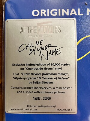 Call Me by Your Name (Limited Countryside Green Vinyl) by