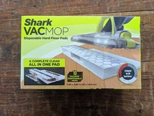 Shark Disposable Hard Floor VacMop Vacuum Mop Pad Refills 10 Count VMP10 Sealed