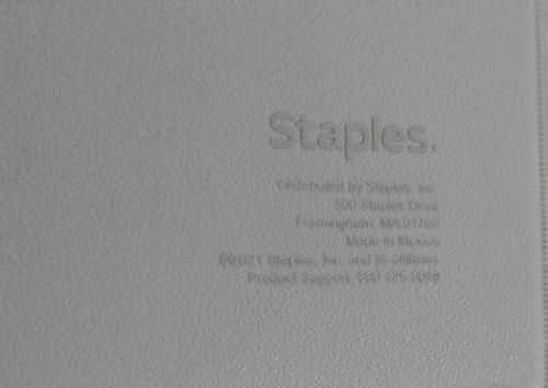 Lot of 15 Staples Standard 1" Binder 3-Ring View Binder White 2 Pockets ST55406 - Picture 9 of 9