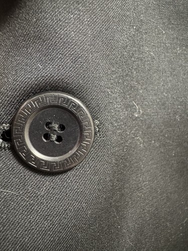 Men’s Versace Classic V2 Black 100% Wool Button-Up Jacket/Blazer Size 54 - Picture 4 of 22