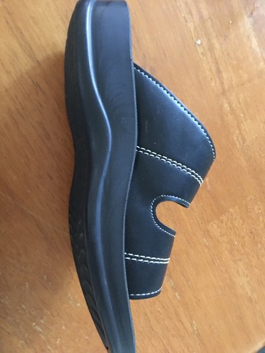 Women’s aerothotic Sandals Leather Adjustable Straps Black SZ 36 5.5/6 US - Picture 2 of 5