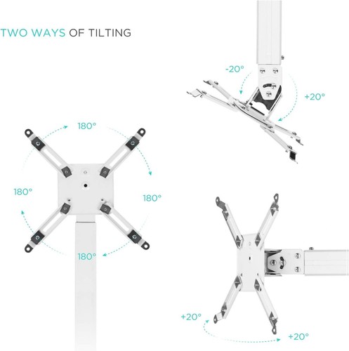 Montaje universal para proyector ONKRON techo y pared hasta 22 libras - Imagen 4 de 9
