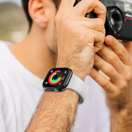 3 Pack Bumper Case for Apple Watch Series 10 42mm 46mm Soft TPU Shockproof Cover - Zdjęcie 7 z 12
