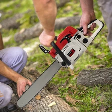20 Inch 2 Stroke 52CC Gasoline Powered Chainsaw Wood Cutting Pruning Chain Saw