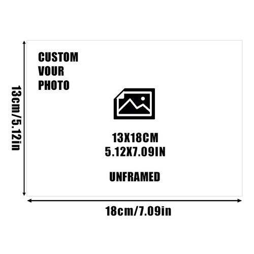 Personalised Canvas Photo Customized Poster Art Family Photo Print Picture - Bild 19 von 60