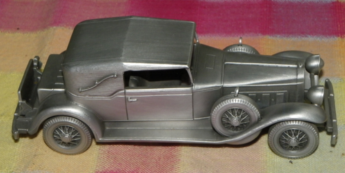 5 3/4" Danbury Mint 1930 Packard Convertible Pewter Car Figurine - Picture 3 of 7