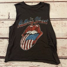 Rolling Stones Womens Size XS Tank Rock Music Band Tee