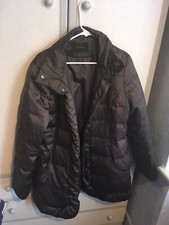 Tahari Gun-metal/pewter Ladies' Coat, Size 16