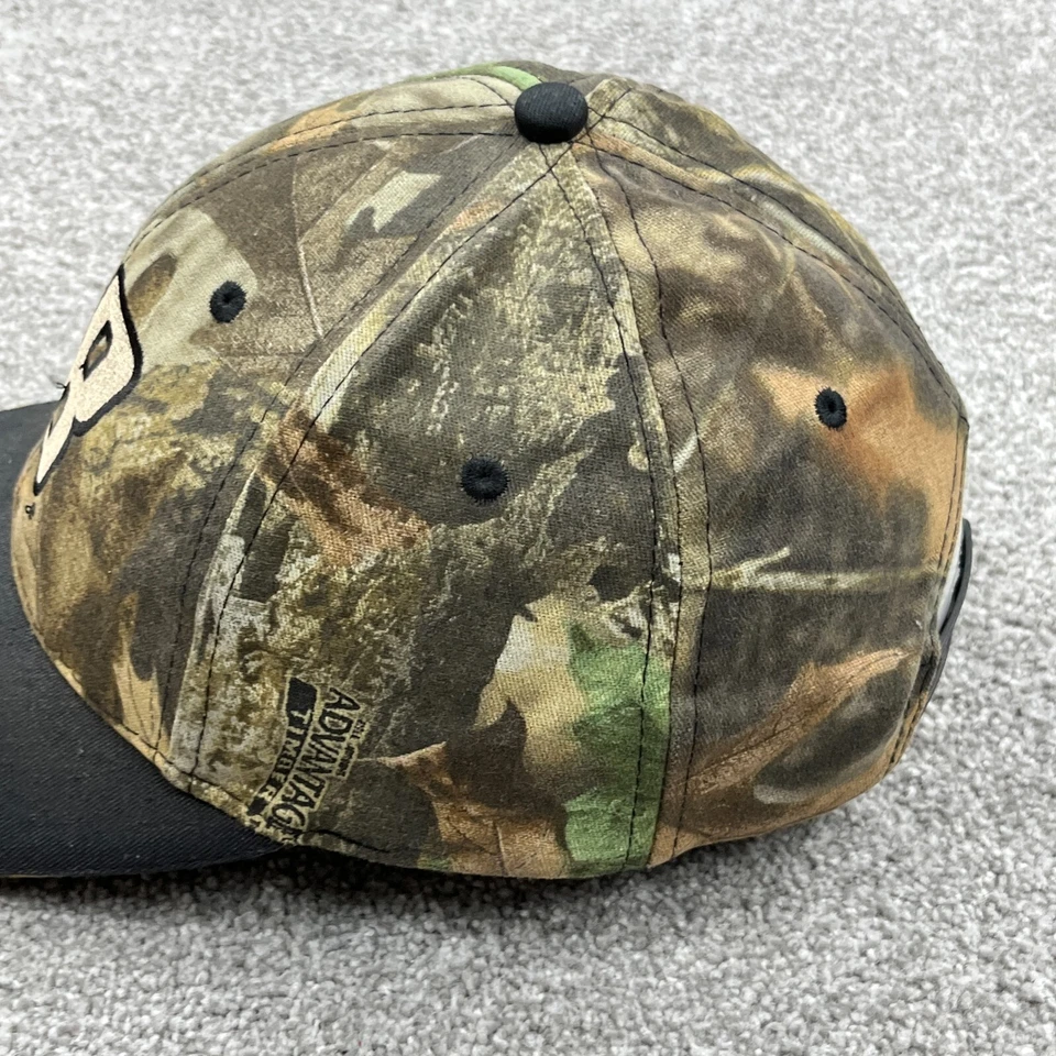 Vintage NASCAR Hat Cap Snapback Realtree Camo Bobby Labonte Racing 90s Y2K Tee - Image 4 of 4