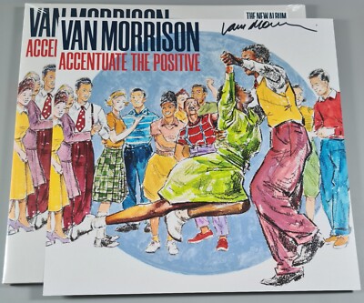 Van Morrison - Accentuate The Positive - Blue Vinyl 2LP + Signed Art Print