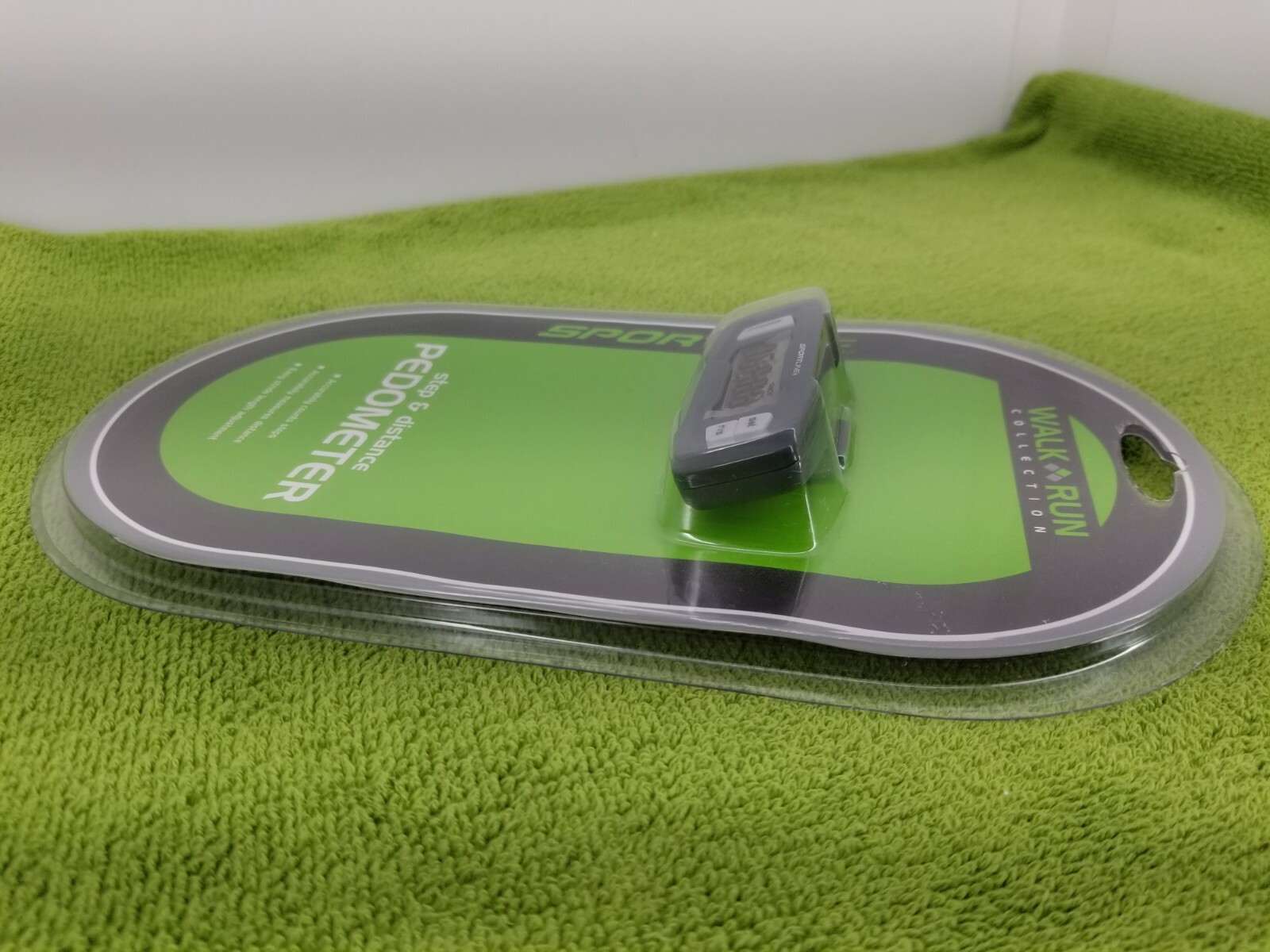 NIB Sealed Sportline Step & Distance Pedometer 340 NEW Walking Program