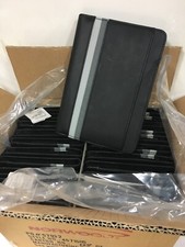 Box Of Norwood Black Faux Leather Travelers Notebook 8.5” X 6”