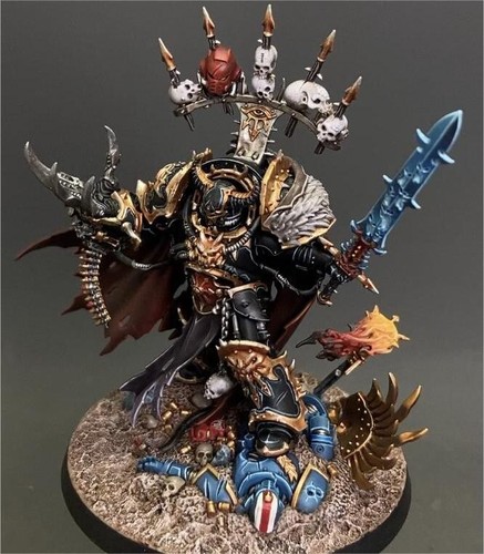Chaos Space Marines Abaddon The Despoiler Warhammer 40K Painted Games Workshop - Imagen 4 de 4