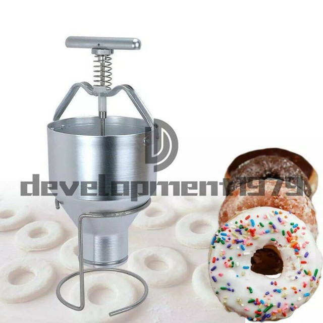 One Manual Home Donut Depositor Dropper Plunger Dough Batter Dispenser