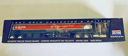 1997 EXXON GOLD COLLECTOR'S EDITION TANKER TRUCK 6th IN A SERIES Mint in Box - Picture 1 of 10