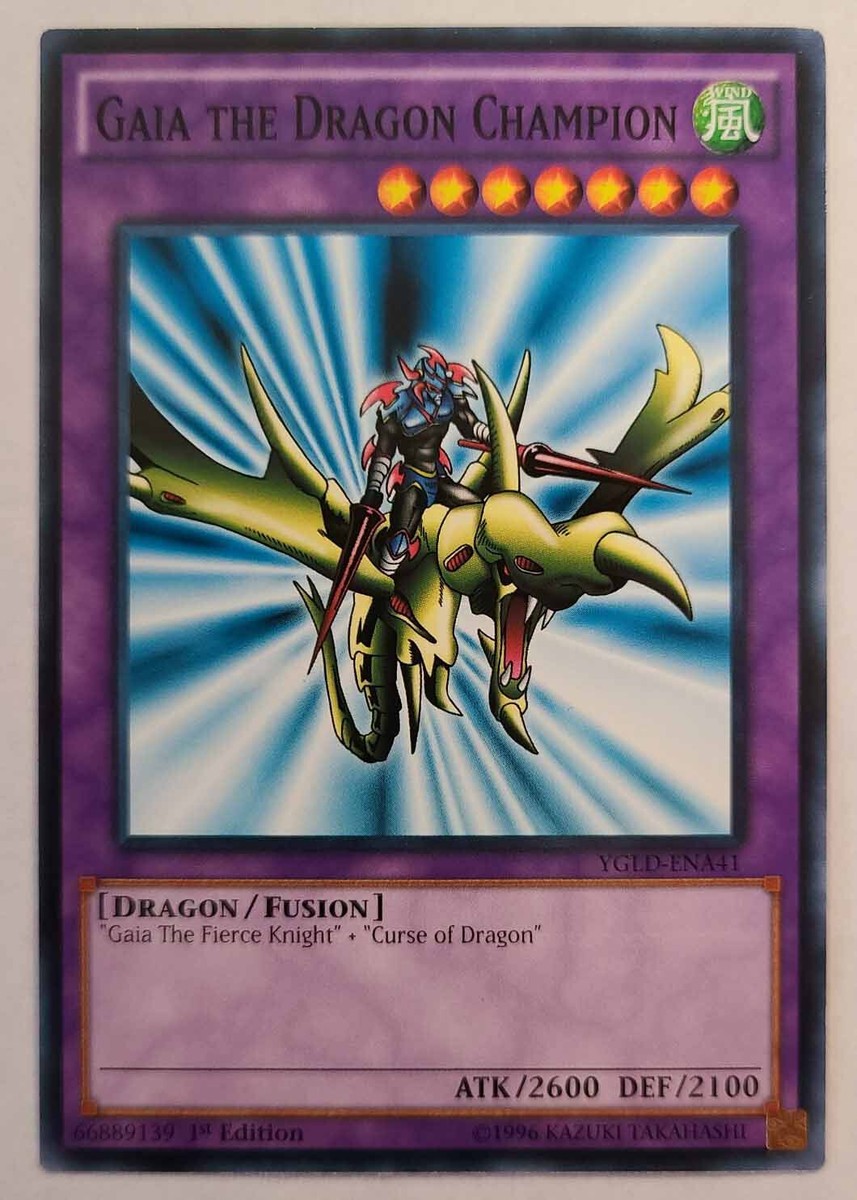 PSA9 遊戯王　旧アジア版　GAIA THE DRAGON CHAMPION PSA9 遊戯王旧アジア版GAIA THE DRAGON CHAMPION