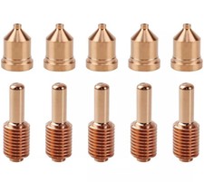 10pcs Plasma Electrode 212724 Tip Nozzle 219676 for Miller ICE-80 ICE-80CX Torch
