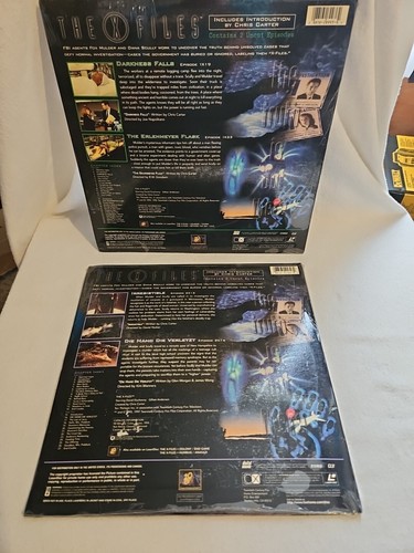 Lot Of 2 The X Files Laserdiscs SEALED Darkness Falls/Erlenmeyer  & Irresistible - Picture 3 of 5
