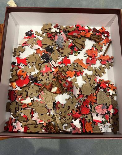 wentworth wooden puzzle - january king cabbage & berry bake & tower remembrance - Picture 7 of 11