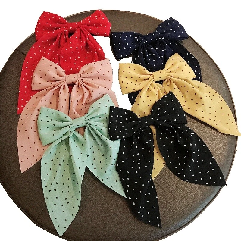 Broches de pelo mariposa de tela para Mujeres