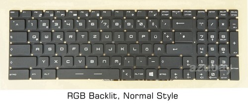 Keyboard For MSI MS-16J1 MS-16J2 MS-16J4 MS-16J5 MS-16J9 MS-16JB MS-16JC, RGB - Picture 17 of 20