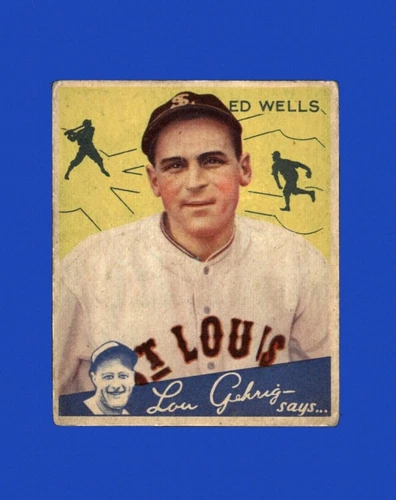 1934 Goudey Set-Break # 73 Ed Wells VG-VGEX *GMCARDS*