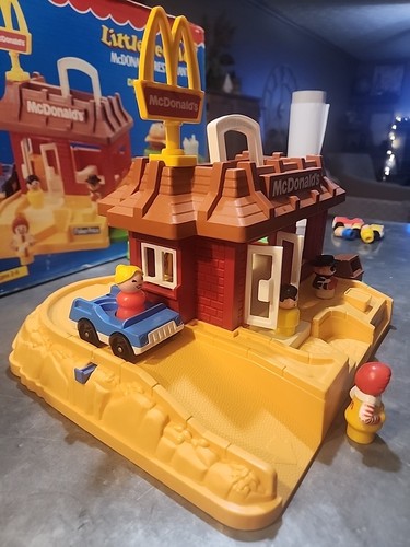 Vintage Fisher Price Little People McDonald’s Spielset 2552 - komplett mit Karton - Bild 3 von 22