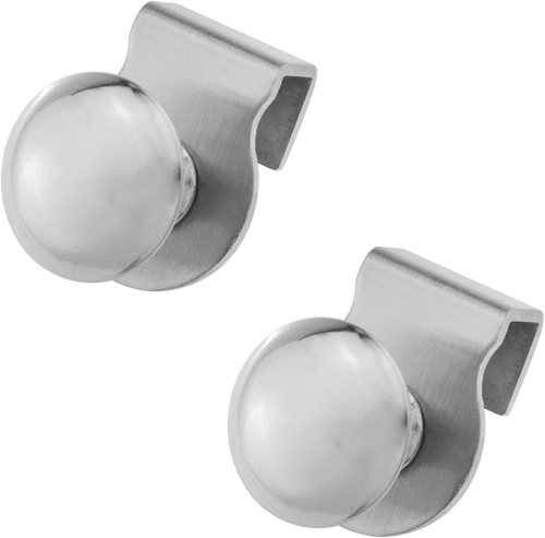Glass Door Pull Handle 2PCS Stainless Steel Bathroom Shower Glass Door Knob Hand - Picture 11 of 12