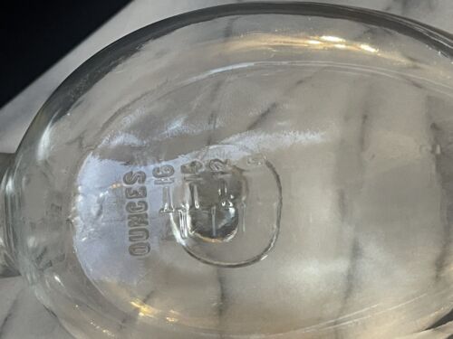 Antique Graduated Glass Urinal Male Bed Pan 16 Ounces Etched Numbers U1 - Picture 15 of 21