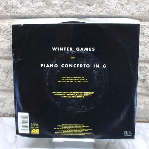 David Foster Winter Games 45 Vinyl Record NM W/ Pic Sleeve #2 - Bild 2 von 3