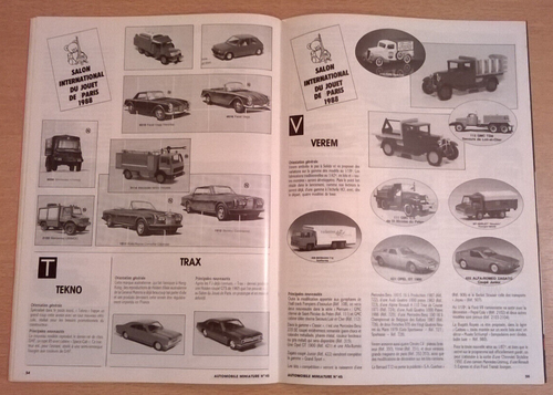 AUTOMOBILE MINIATURE - N°45 (Février 1988) - Salon du Jouet 88 - Etat Collector - Picture 14 of 18