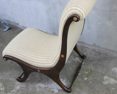 Wicker slipper chair deals