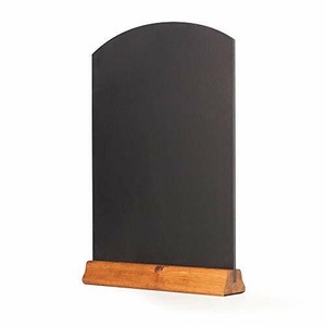 Chalkboards UK Tableau Noir avec Socle en Bois pour Table, chêne foncé, (A3) - 4